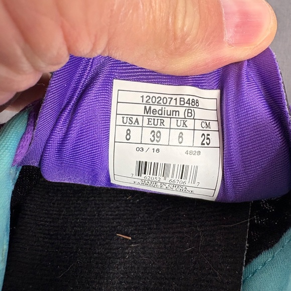 Brooks Women's Size 8 Pure Flow 5 Sneakers Running Athletic Shoes Teal Purple - Picture 12 of 14